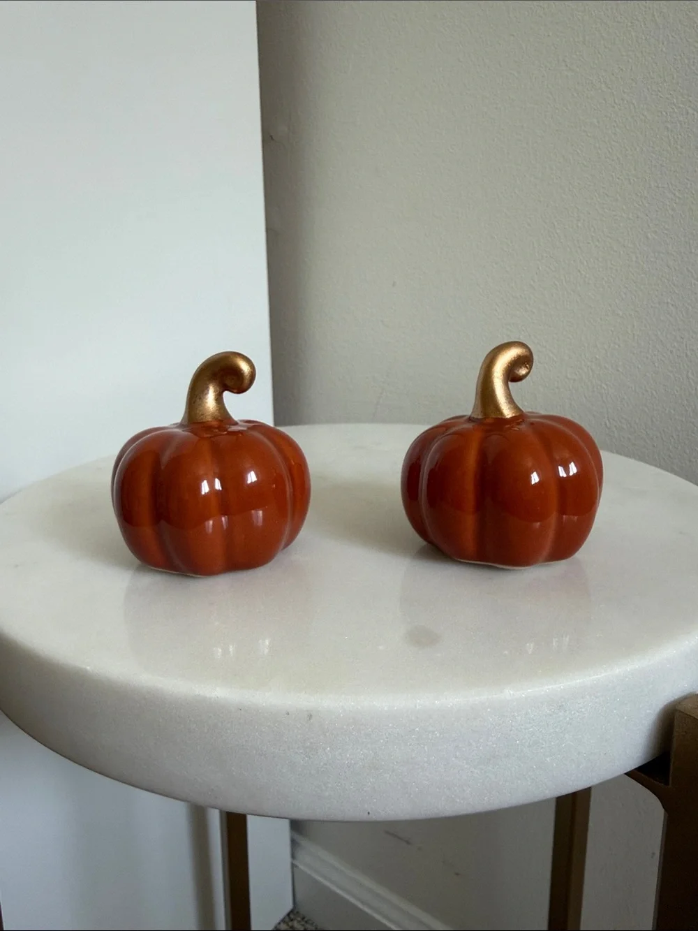 2026 Target Bullseye Playground Small Ceramic Pumpkin, set of 2